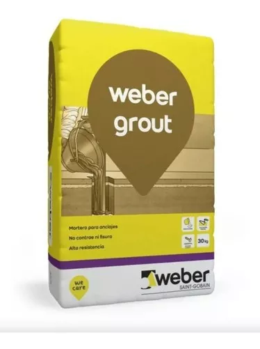 Mortero fluido alta resist. weber.tec.grout x30kg